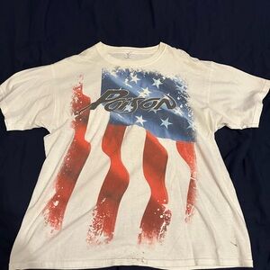 Poison American Flag Graphic T-Shirt